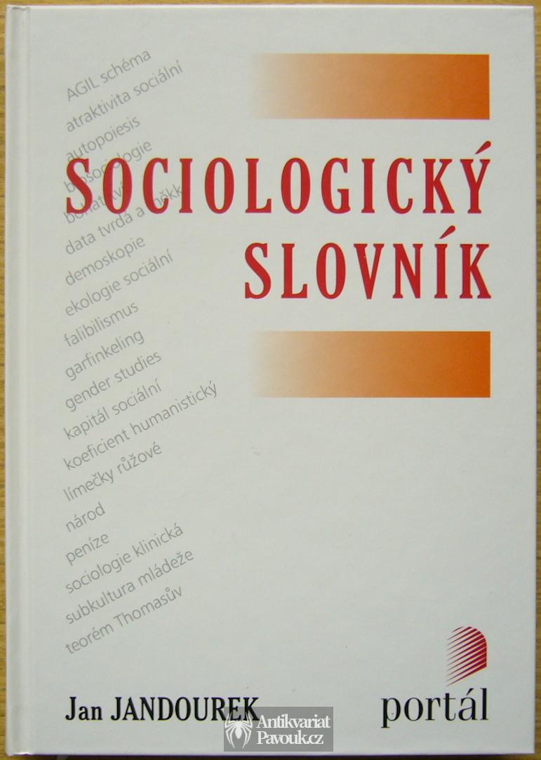 Jan Jandourek - Sociologický slovník | 2007, NOVÁ