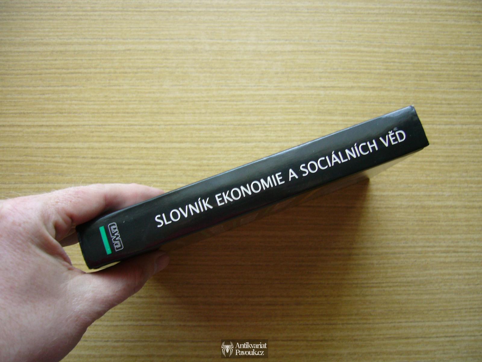 C.-D. Echaudemaison a kol. - Slovník ekonomie a sociálních věd | 1995