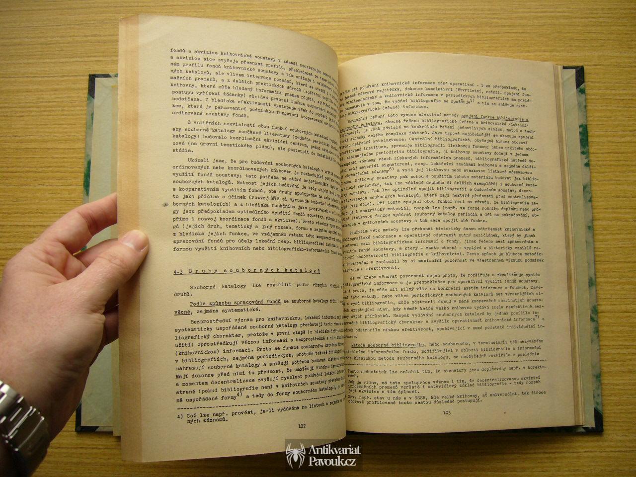 Jiří Cejpek a kolektiv - Kooperace a řízení v knihovnictví I. | 1967