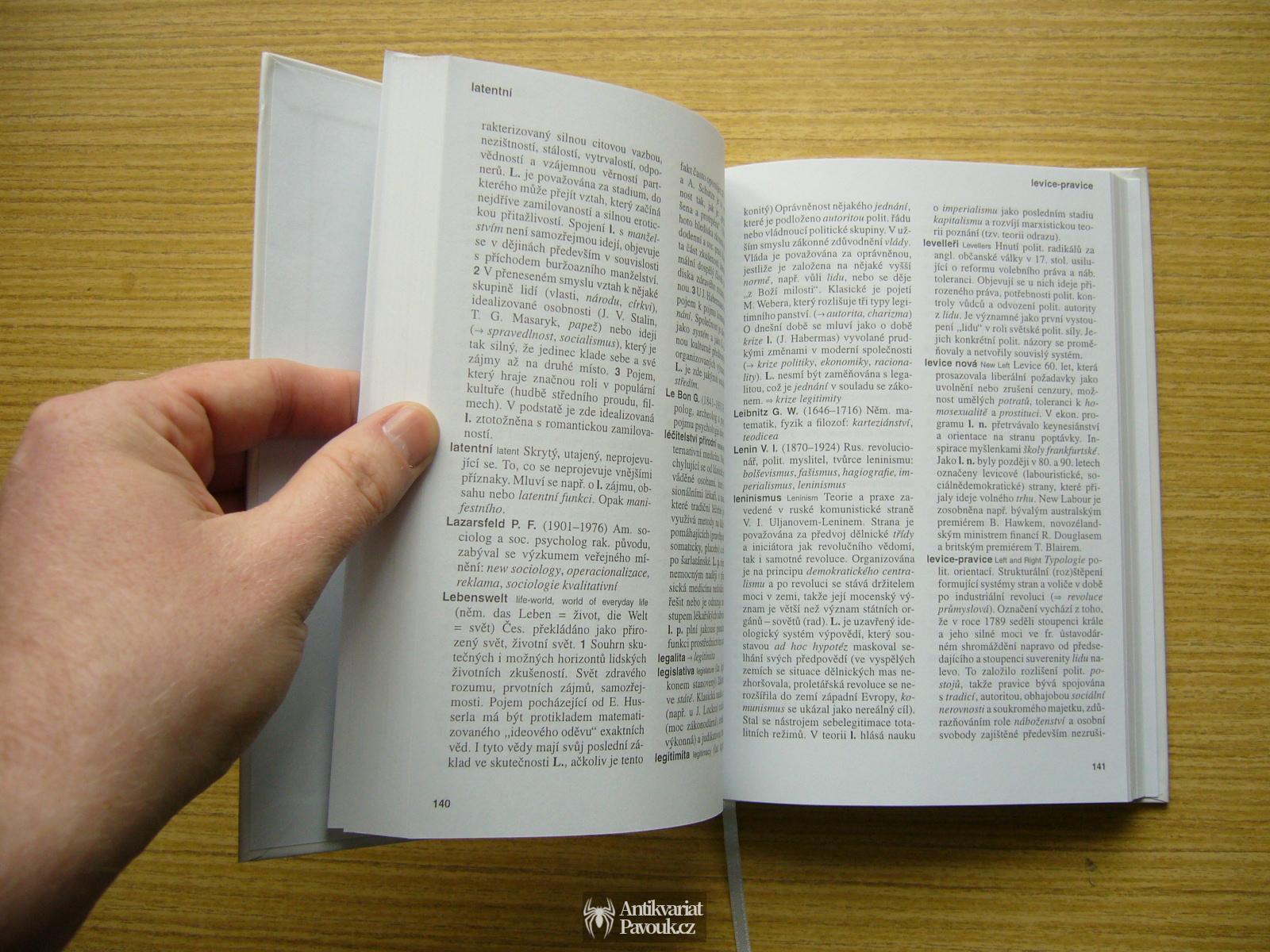 Jan Jandourek - Sociologický slovník | 2007, NOVÁ