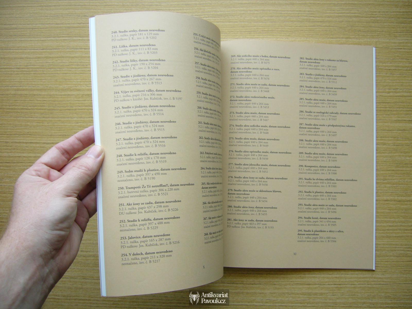 Renata Bernardi - Sochař Josef Kubíček: Soupis děl v galeriích České republiky | 2008