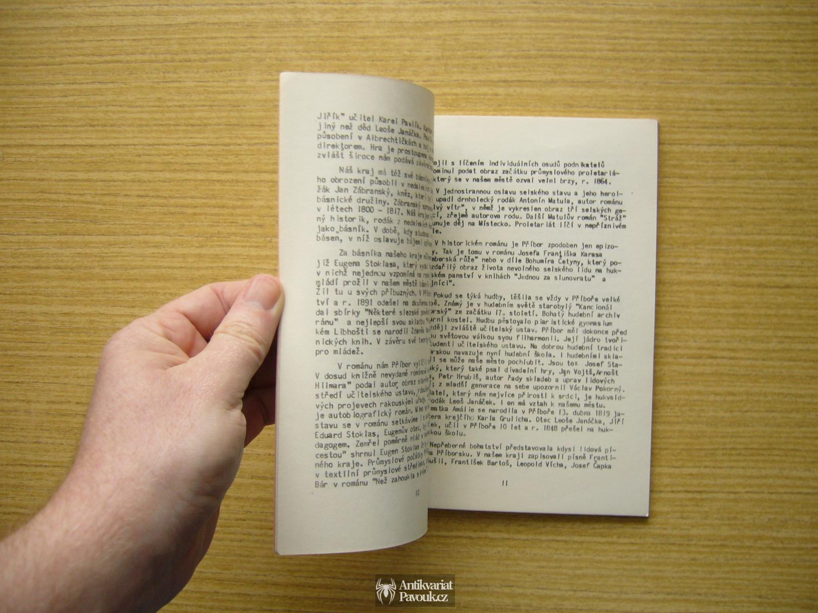 Příbor v hudbě a v literatuře | 1976