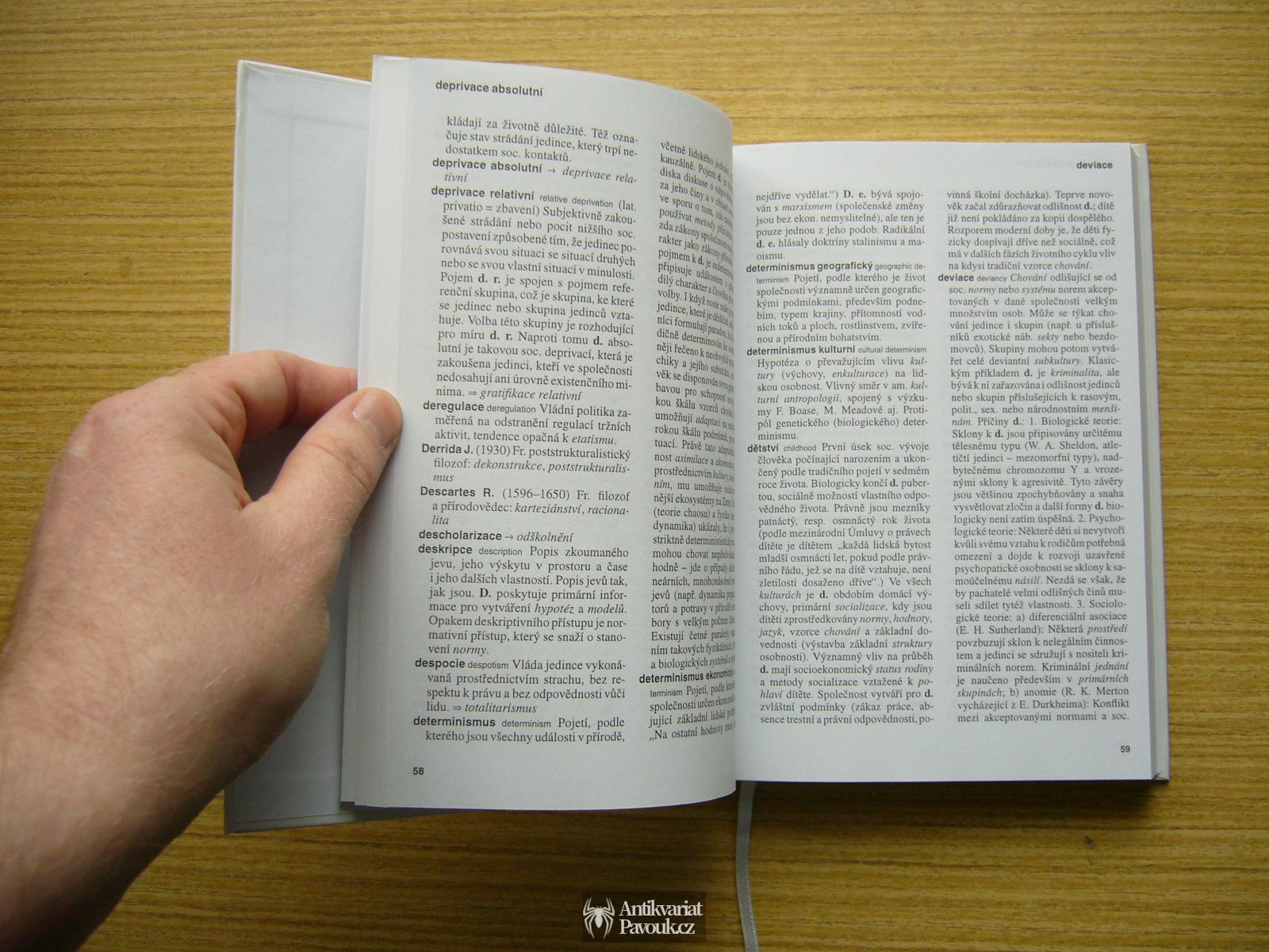 Jan Jandourek - Sociologický slovník | 2007, NOVÁ