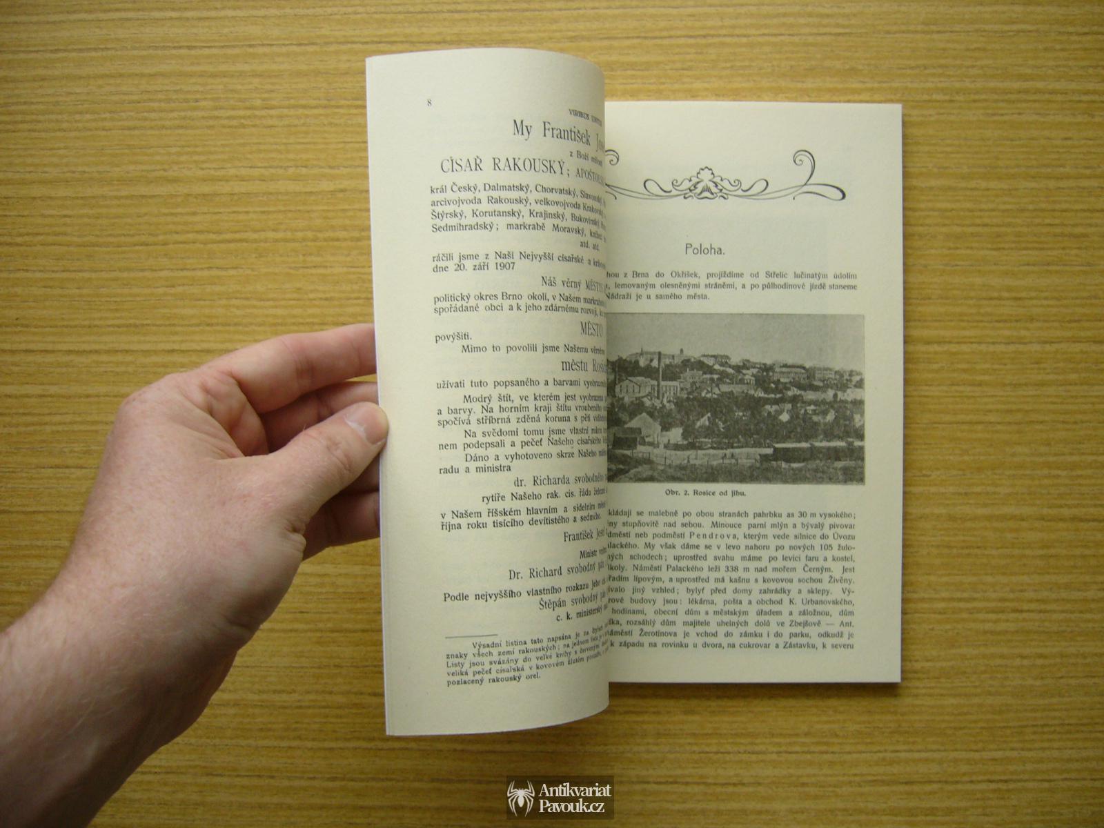 Josef Janele - Město Rosice. Nástin dějepisný a statistický | 2007