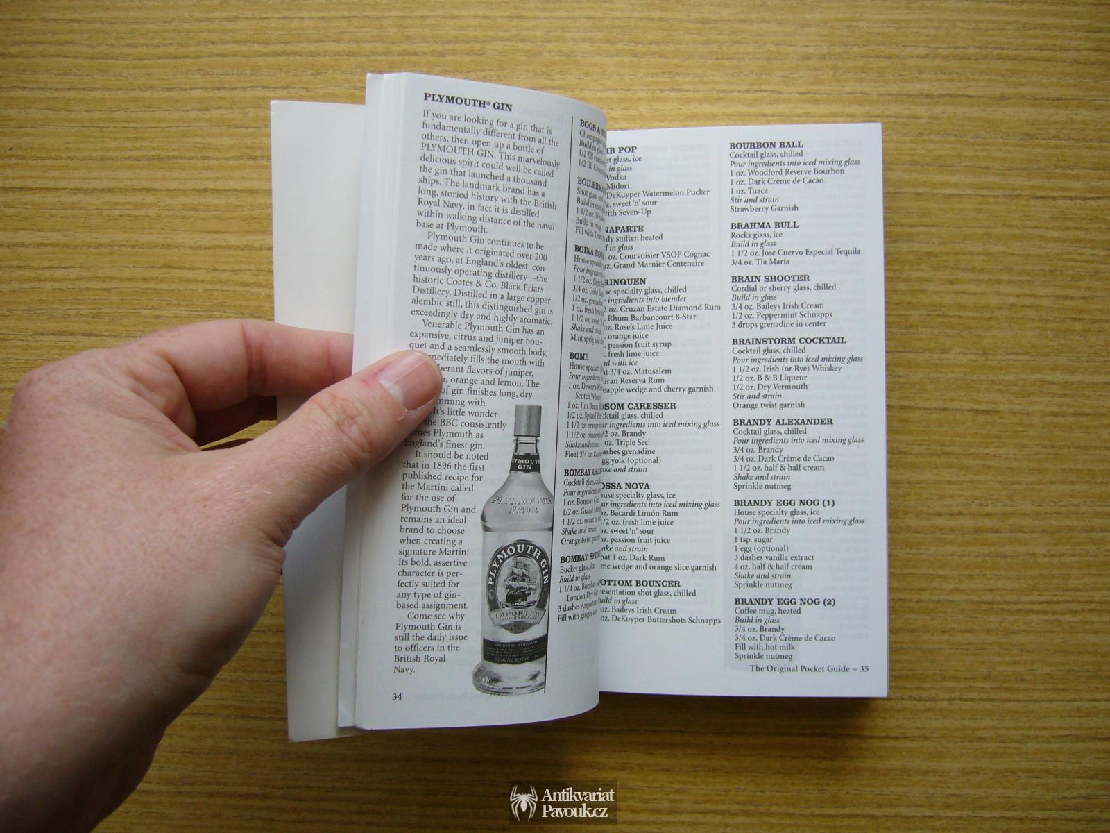 Robert Plotkin - The Original Pocket Guide to American Cocktails and Drinks | 2004, anglicky