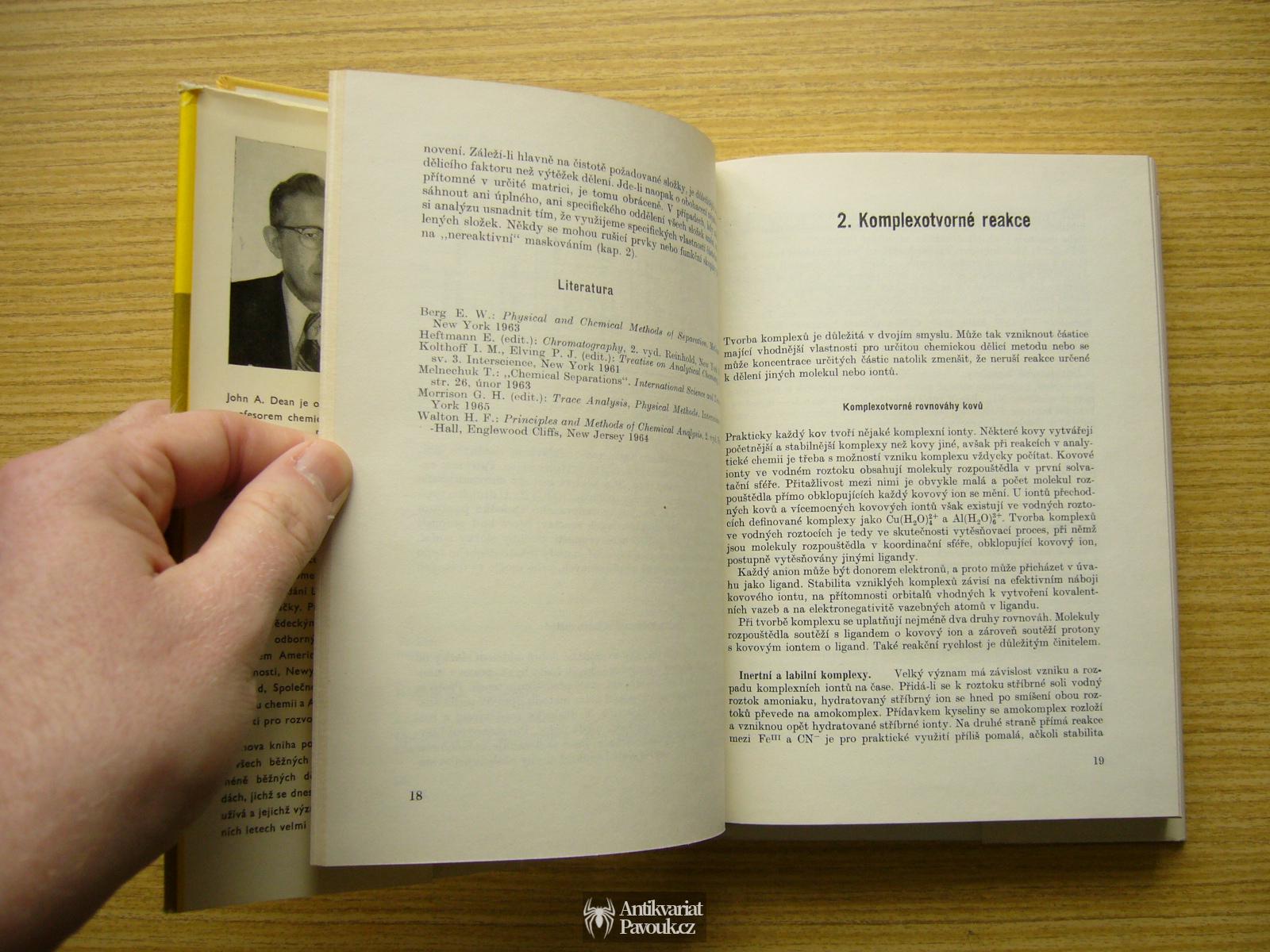 John A. Dean - Chemické dělící metody | 1974