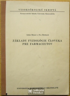 Bözner, Hricková- Základy fyziológie človeka pre farmaceutov | 1977
