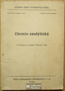 Hansliánová, Jokelle, Plechatý, Ráb - Chemie analytická | 1964